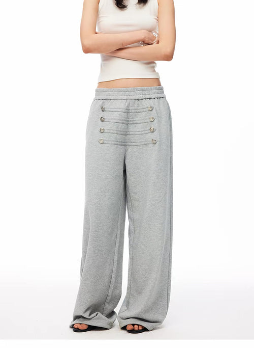 BADMUSE Napoleon Vintage Wide Sweatpants