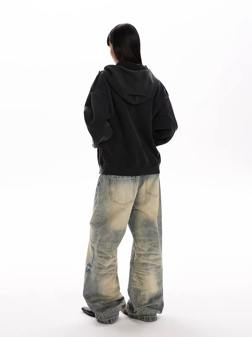 BADMUSE Napoleon Vintage Zip-Up Hoodie