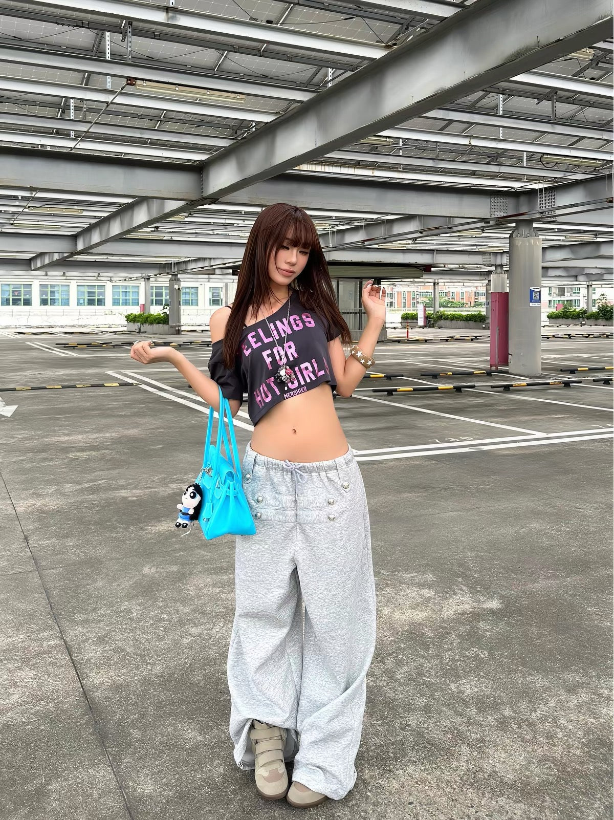 BADMUSE Double-Breasted Sweatpant