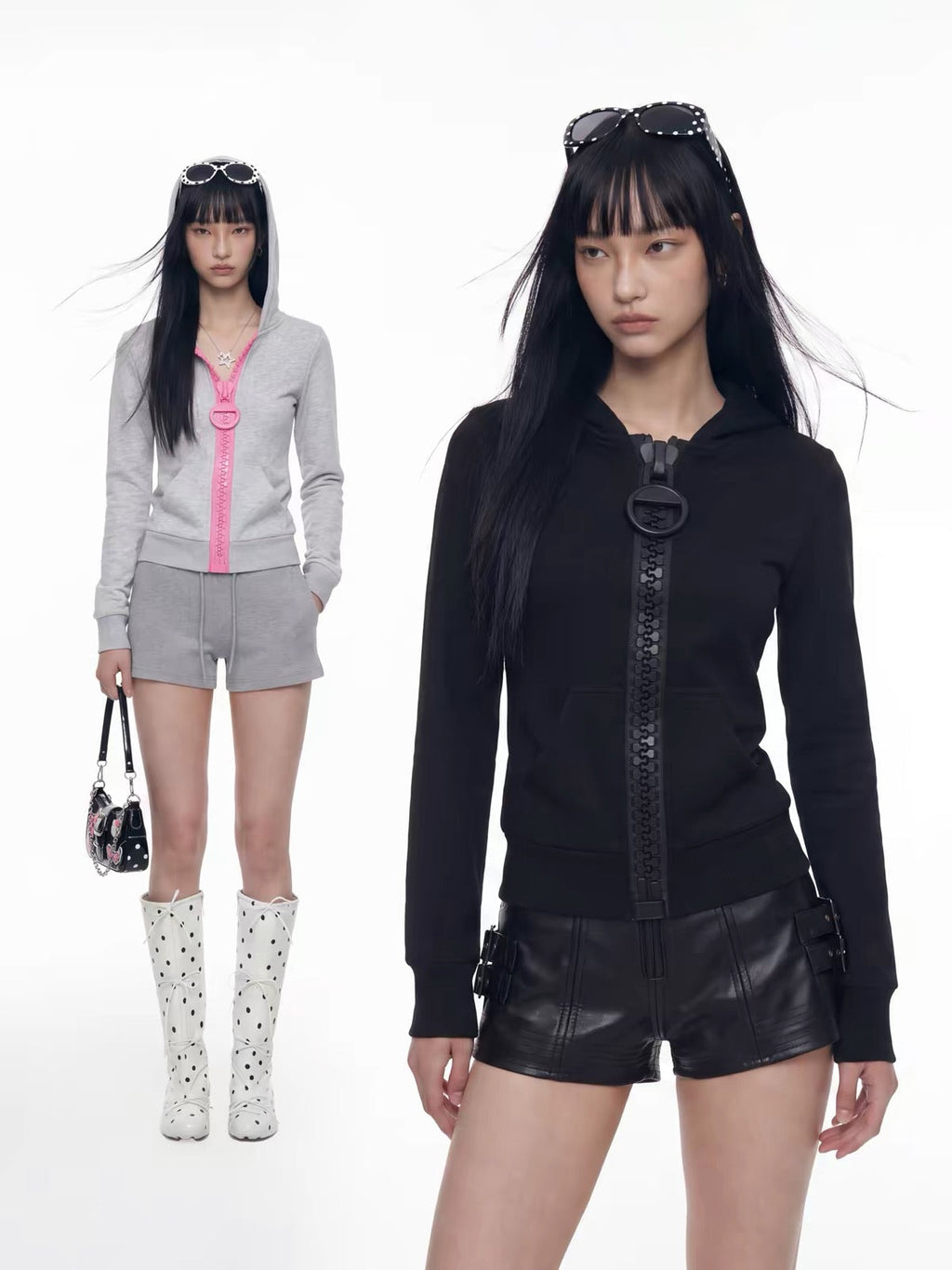 BADMUSE Fitted Giant Zip-Up