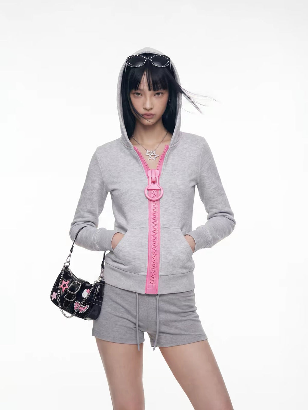 BADMUSE Fitted Giant Zip-Up