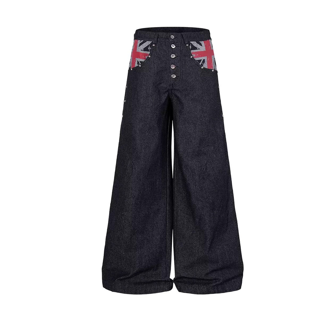 BADMUSE RAW FLAG DENIM