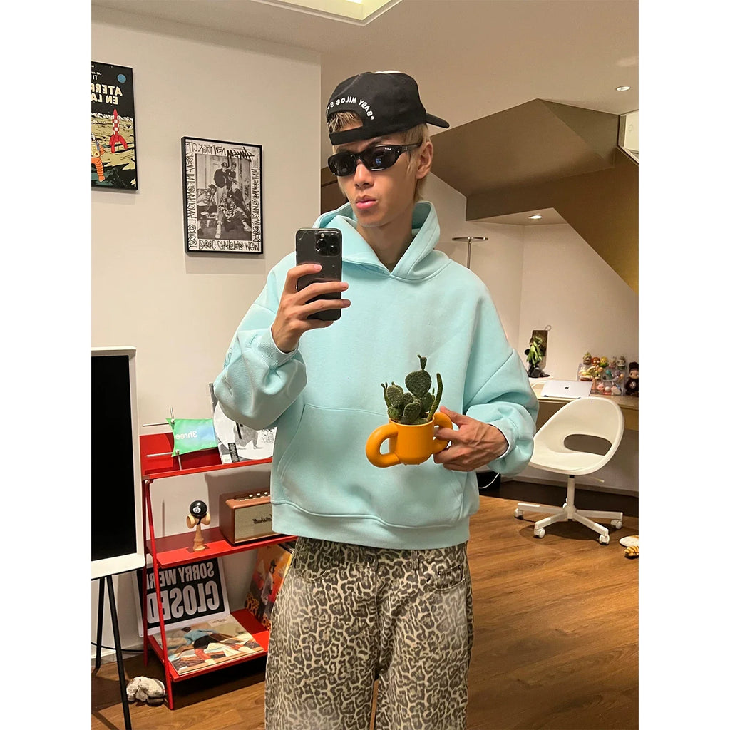 BADMUSE Letter Embroidered Hoodie