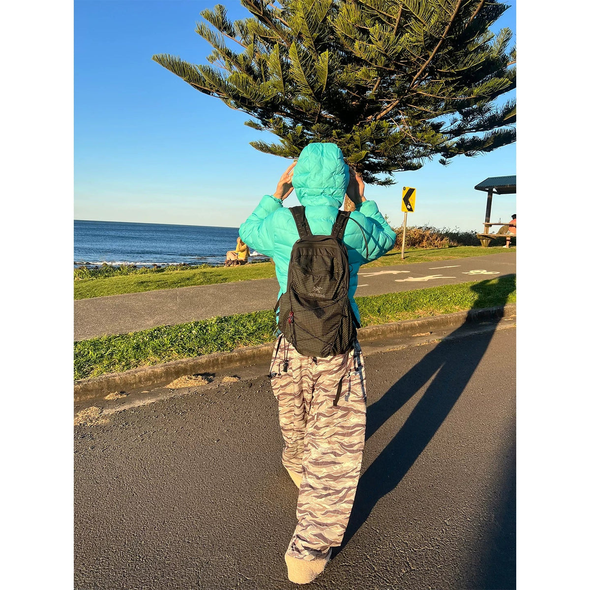 BADMUSE Camo Quilted Fleece Ski Pants