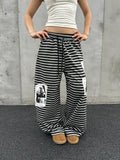 BADMUSE Unisex  Drawstring Oversized Sweatpants
