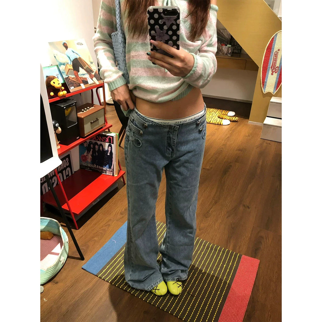 BADMUSE Napoleon Straight-Leg Jeans
