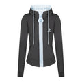 BADMUSE Contrast Big Zipper Hoodie