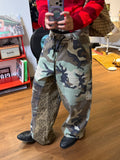 BADMUSE Leopard Patchwork Camo Pants