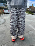 BADMUSE Camo Quilted Fleece Ski Pants