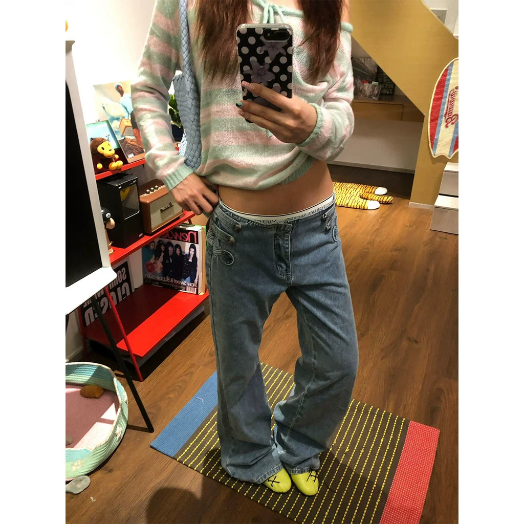 BADMUSE Napoleon Straight-Leg Jeans