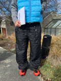BADMUSE Winter American Style Diamond Quilted Warm Cotton Pants