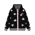 BADMUSE Vintage Star Zip-Up Hoodie Cardigan
