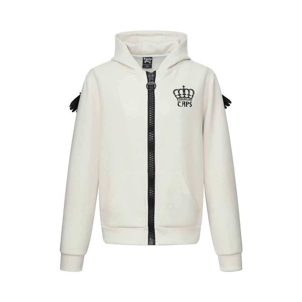 BADMUSE Angel Wing Zip-Up Hoodie