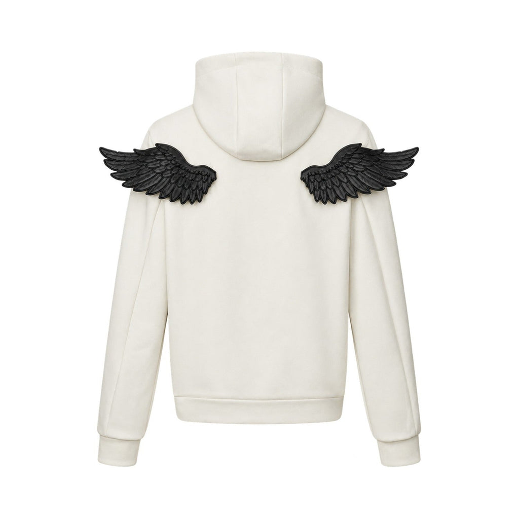 BADMUSE Angel Wing Zip-Up Hoodie