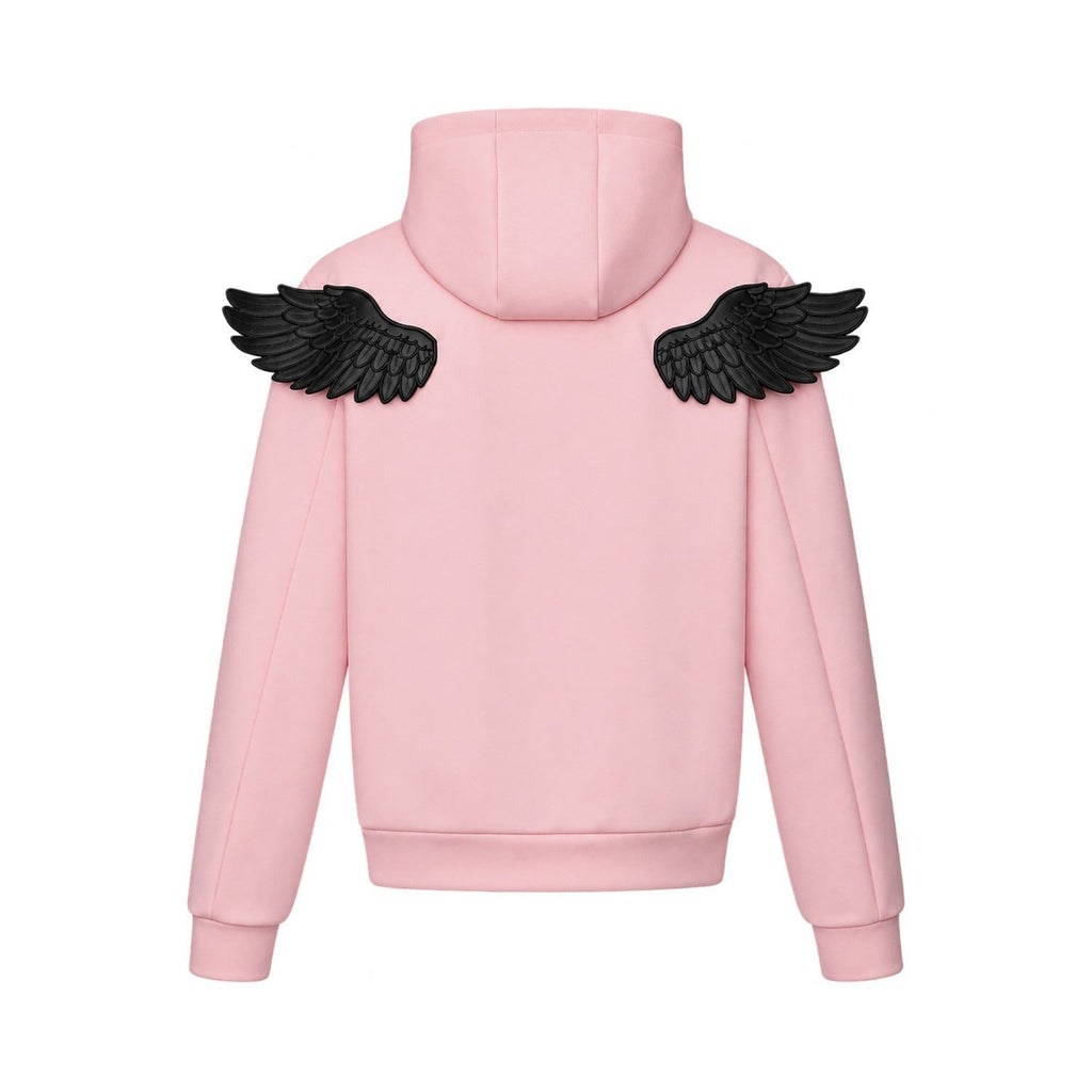 BADMUSE Angel Wing Zip-Up Hoodie