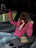 BADMUSE Leopard Fur Hoodie