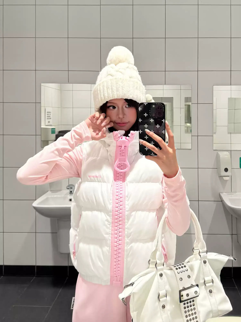 BADMUSE Oversized Zip-Up Puffer Vest
